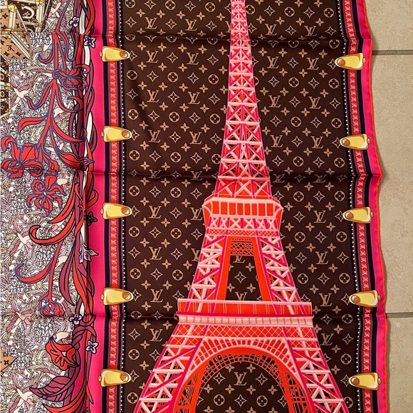 NWT Louis Vuitton Paris Exclusive Scarf - Picture 5 of 15